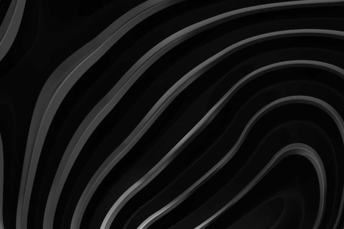 Wavy lines on a dark background